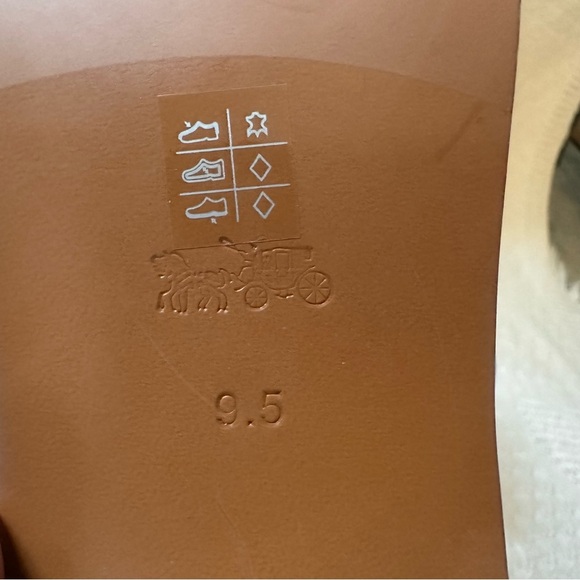 NWT Coach Leather Black Moto Chelsea Ankle Boot Booties Block Heel Size 9.5 - Picture 11 of 11